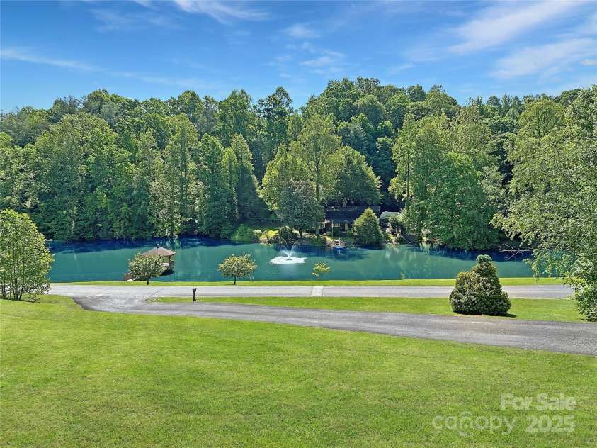 207 Lakeview Drive, Marion, NC 28752.  MLS# CAR4255488, YatesRealty ID 15559. View of lake from front porch