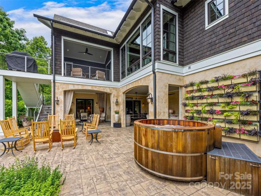 3 Bayonne Trail, Asheville, NC 28804.  MLS# CAR4262687, YatesRealty ID 1556. A private oasis on the Outdoor Terrace