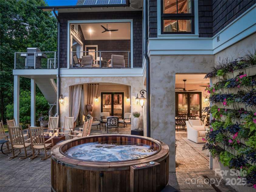 3 Bayonne Trail, Asheville, NC 28804.  MLS# CAR4262687, YatesRealty ID 1556. Breathtaking beauty at twilight