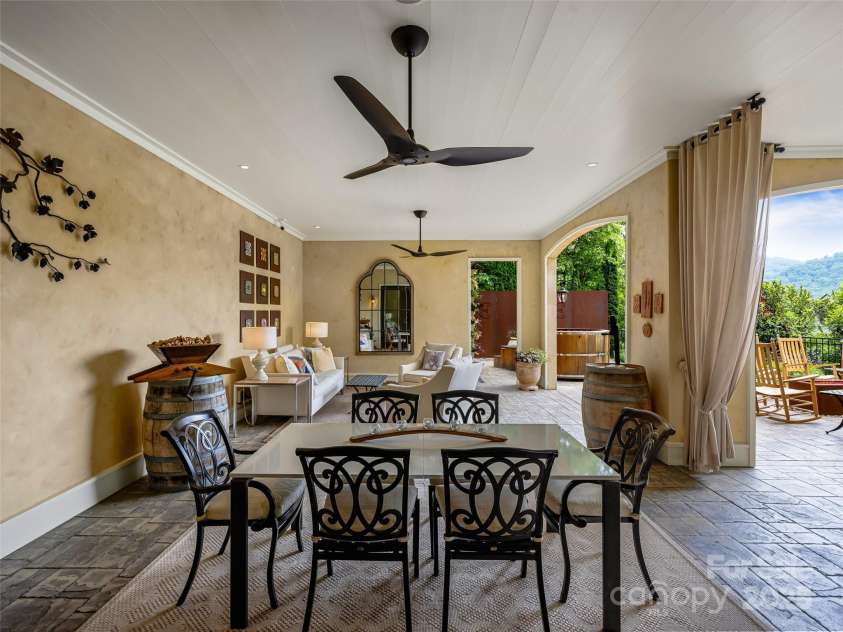 3 Bayonne Trail, Asheville, NC 28804.  MLS# CAR4262687, YatesRealty ID 1556. Entertaining and relaxing