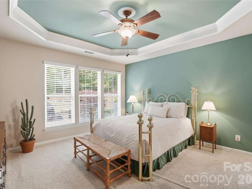 10469 Scotland Avenue, Fort Mill, SC 29707.  MLS# CAR4369452, YatesRealty ID 15570. Primary Bathroom on Main w/ Trey Ceiling 