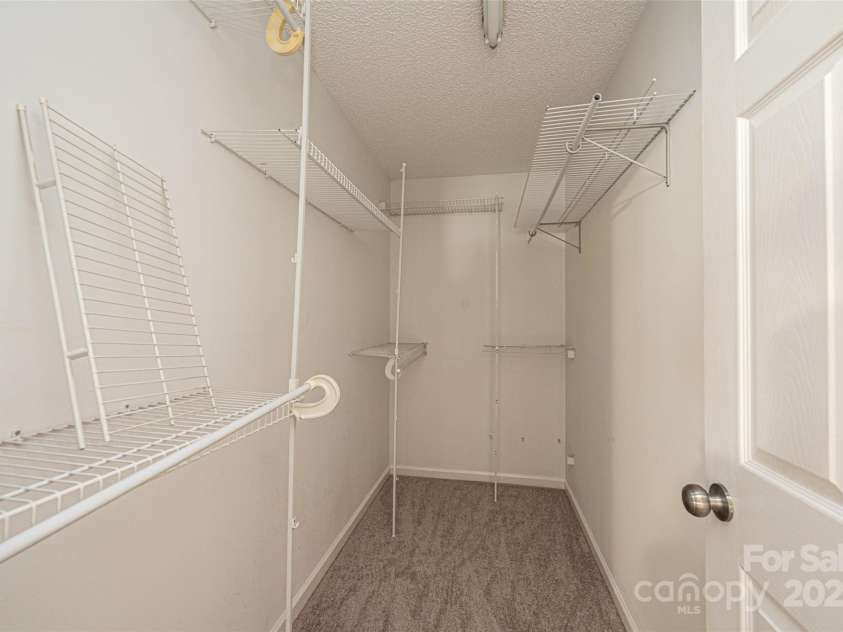 5138 Foley Drive, Hickory, NC 28601.  MLS# CAR4217198, YatesRealty ID 15572. Master Bedroom Walk In Closet.
