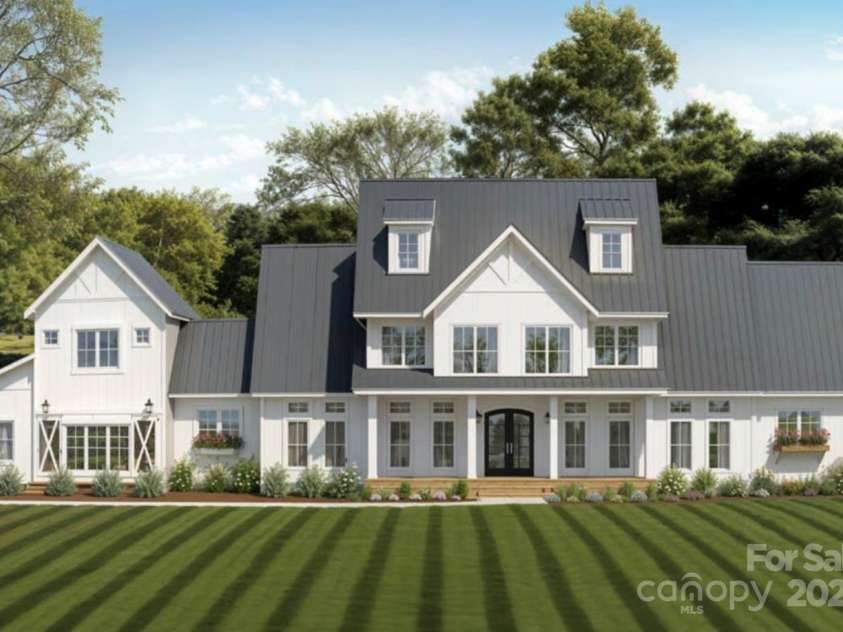 Lot 1 Country Estates Drive, Waxhaw, NC 28173.  MLS# CAR4276299, YatesRealty ID 1558. 4 or 5 Bedroom Proposed Modern Farmshouse