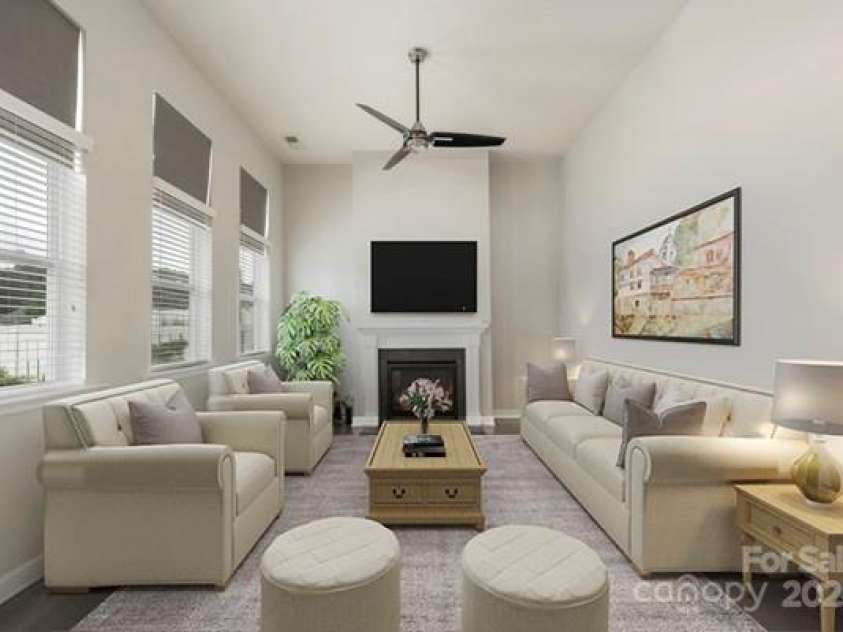 16134 Kelby Cove, Charlotte, NC 28278.  MLS# CAR4252039, YatesRealty ID 15588. Virtually Staged