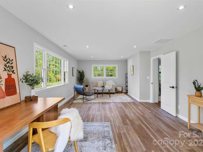 75 White Pine Drive, Fletcher, NC 28732.  MLS# CAR4251486, YatesRealty ID 15590. 2nd living space/office space on main level