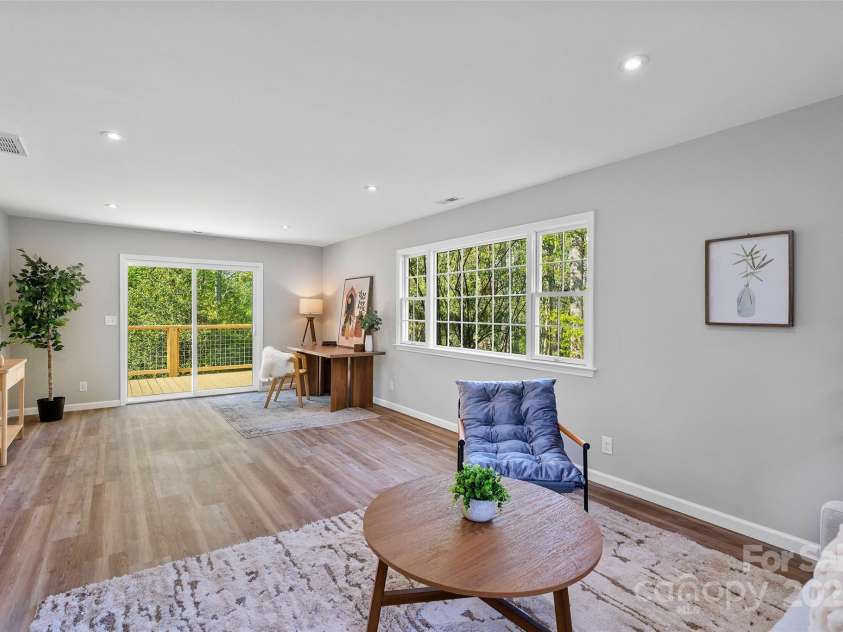 75 White Pine Drive, Fletcher, NC 28732.  MLS# CAR4251486, YatesRealty ID 15590. 2nd living space/office space on main level