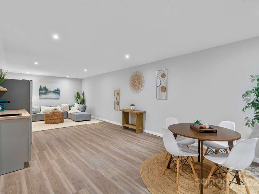 75 White Pine Drive, Fletcher, NC 28732.  MLS# CAR4251486, YatesRealty ID 15590. Lower Level living space and Kitchenette