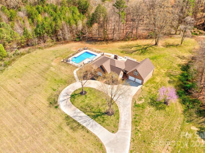 1026 Stage Coach Trail, Lawndale, NC 28090.  MLS# CAR4239349, YatesRealty ID 15597. Aerial View
