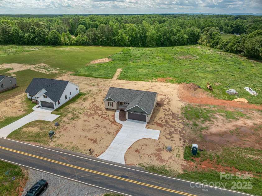 355 Northbrook III School Road, Vale, NC 28164.  MLS# CAR4256621, YatesRealty ID 15598. Aerial Front View