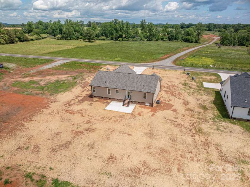 355 Northbrook III School Road, Vale, NC 28164.  MLS# CAR4256621, YatesRealty ID 15598. Aerial Rear View