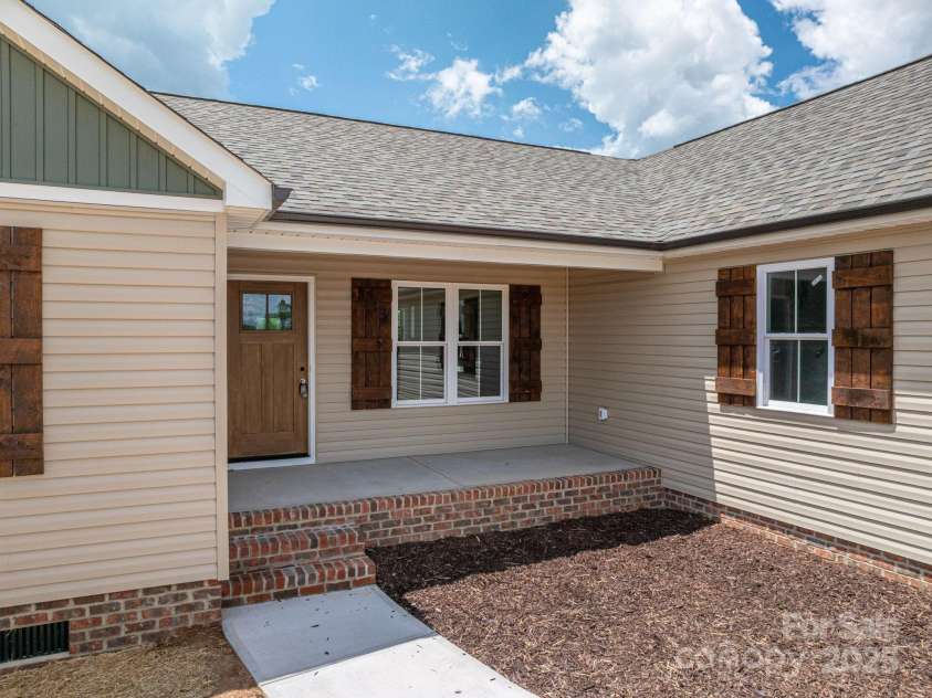 355 Northbrook III School Road, Vale, NC 28164.  MLS# CAR4256621, YatesRealty ID 15598. Front Porch