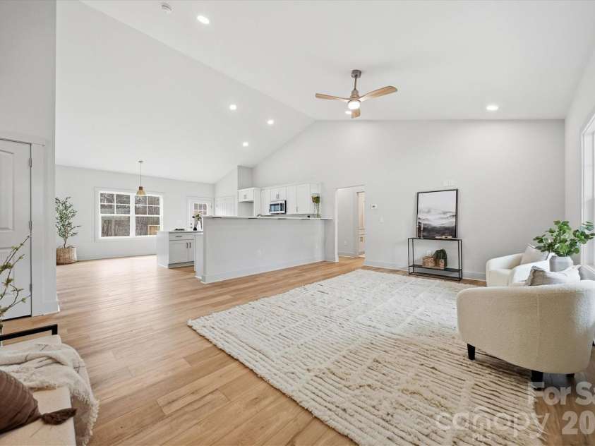 85 Cornerstone Drive, Taylorsville, NC 28681.  MLS# CAR4250711, YatesRealty ID 15599. Open floor plan with vaulted ceilings