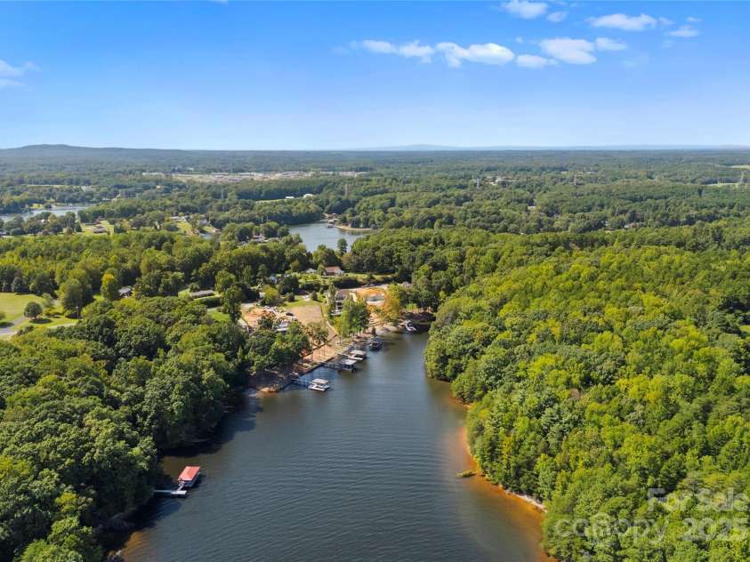 4218 Sigmon Cove Lane, Terrell, NC 28682.  MLS# CAR4216054, YatesRealty ID 156. View of cove towards home