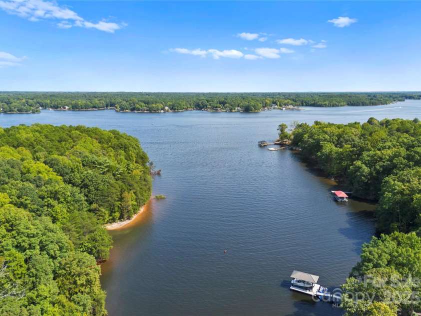 4218 Sigmon Cove Lane, Terrell, NC 28682.  MLS# CAR4216054, YatesRealty ID 156. View of main channel from cove