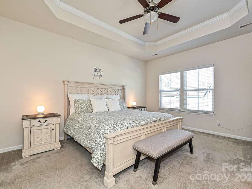 11741 Blessington Road, Huntersville, NC 28078.  MLS# CAR4252837, YatesRealty ID 15613. Primary Bedroom