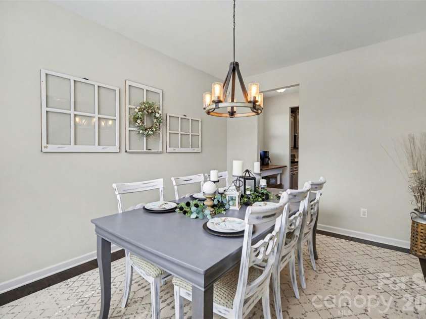 514 Tack Lane, Midland, NC 28107.  MLS# CAR4358317, YatesRealty ID 15618. Dining Room
