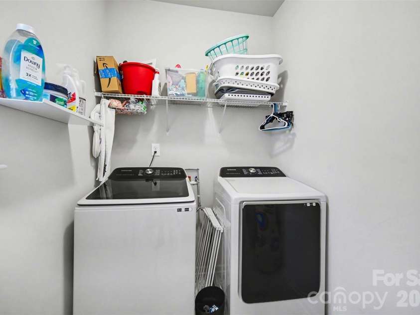 514 Tack Lane, Midland, NC 28107.  MLS# CAR4358317, YatesRealty ID 15618. Laundry room upstairs