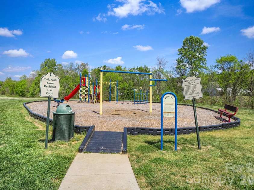 514 Tack Lane, Midland, NC 28107.  MLS# CAR4358317, YatesRealty ID 15618. Neighborhood Playground