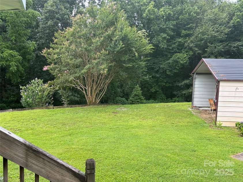 617 Reservoir Road, Marion, NC 28752.  MLS# CAR4257256, YatesRealty ID 15627. Back Yard