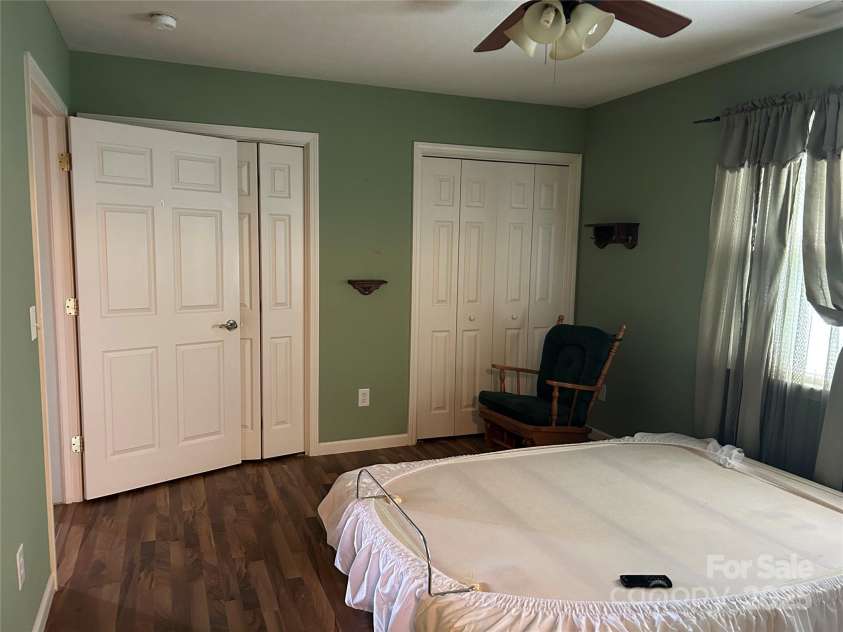 617 Reservoir Road, Marion, NC 28752.  MLS# CAR4257256, YatesRealty ID 15627. Master Bedroom with double closets and another Walk-in closet