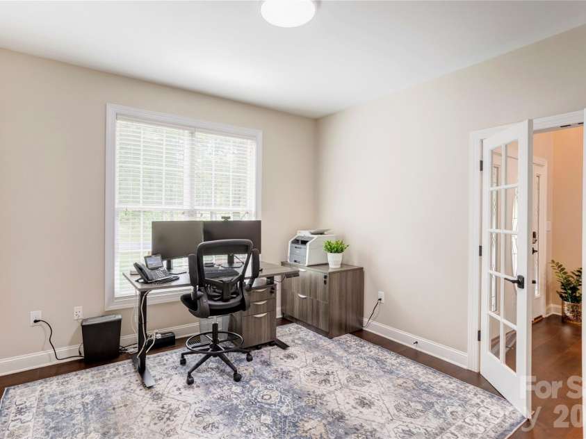 1390 Bennington Drive, Concord, NC 28027.  MLS# CAR4371953, YatesRealty ID 15633. Dining Room (used as an office) - main floor