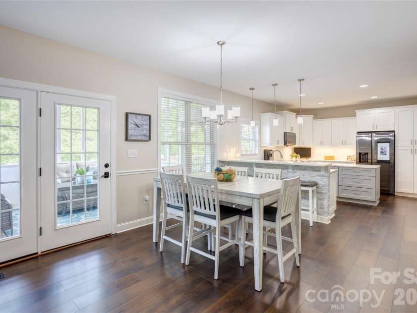 1390 Bennington Drive, Concord, NC 28027.  MLS# CAR4371953, YatesRealty ID 15633. Large dining space off kitchen