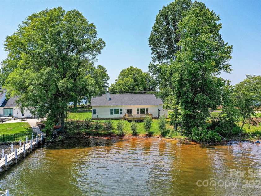 4980 Kiser Island Road, Terrell, NC 28682.  MLS# CAR4241142, YatesRealty ID 1564. Aerial View of Back of Home!