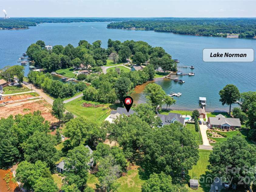 4980 Kiser Island Road, Terrell, NC 28682.  MLS# CAR4241142, YatesRealty ID 1564. Home's proximity on Lake with views from front & back of home!