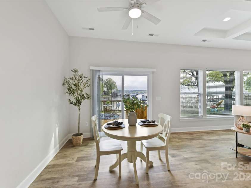 4980 Kiser Island Road, Terrell, NC 28682.  MLS# CAR4241142, YatesRealty ID 1564. Lake Views from spacious Breakfast Area!