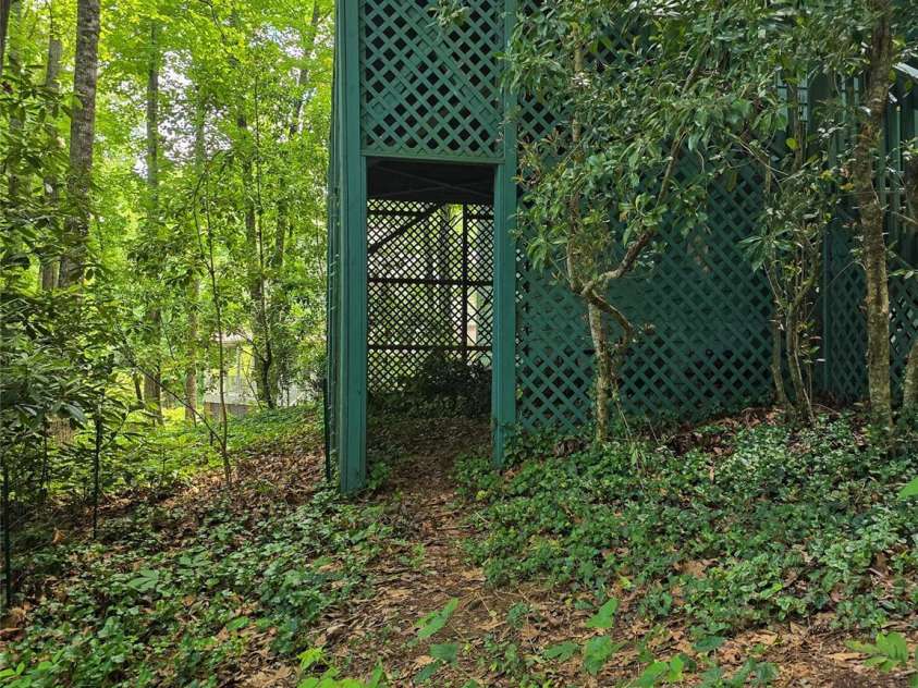 26 Autumn Ridge Lane, Asheville, NC 28803.  MLS# CAR4368314, YatesRealty ID 15650. Large outdoor storage under deck.