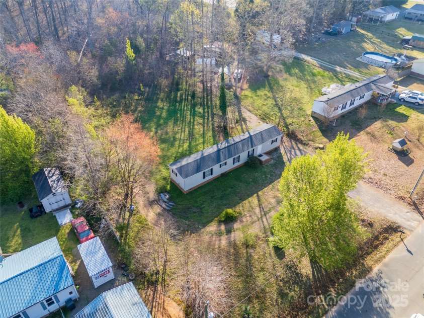 130 Delinda Drive, Rockwell, NC 28138.  MLS# CAR4235974, YatesRealty ID 15658. AERIAL