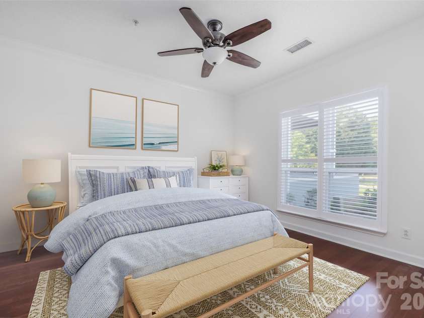 18840 Nautical Drive, Cornelius, NC 28031.  MLS# CAR4430341, YatesRealty ID 15666. Owner's Suite - virtually staged