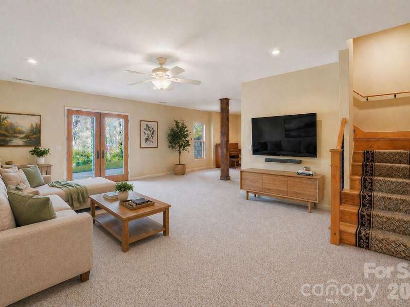 2320 Evans Road, Hendersonville, NC 28739.  MLS# CAR4366664, YatesRealty ID 15670. Basement - Virtually staged