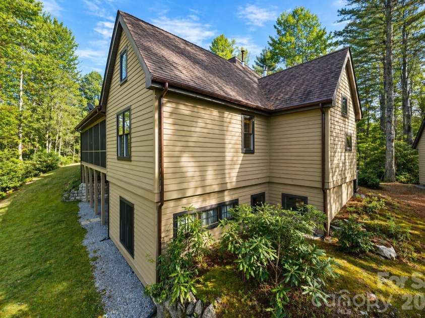 2320 Evans Road, Hendersonville, NC 28739.  MLS# CAR4366664, YatesRealty ID 15670. Rear Corner Elevation