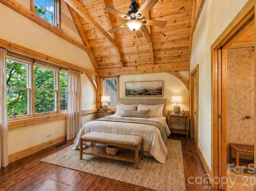 2320 Evans Road, Hendersonville, NC 28739.  MLS# CAR4366664, YatesRealty ID 15670. Second Bedroom on Main - Virtually staged