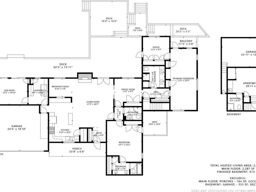 15 Beaverdam Knoll Road, Asheville, NC 28804.  MLS# CAR4283730, YatesRealty ID 1568. A printable copy of the floorplan is also available under the MLS agent downloads.