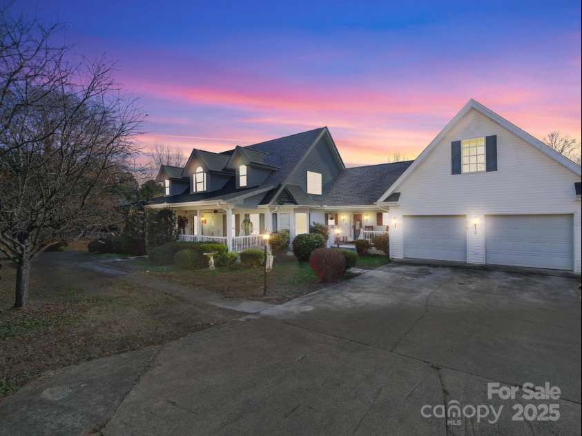 510 Floyd Blackwell Road, Tryon, NC 28782.  MLS# CAR3939567, YatesRealty ID 1568. Sunset