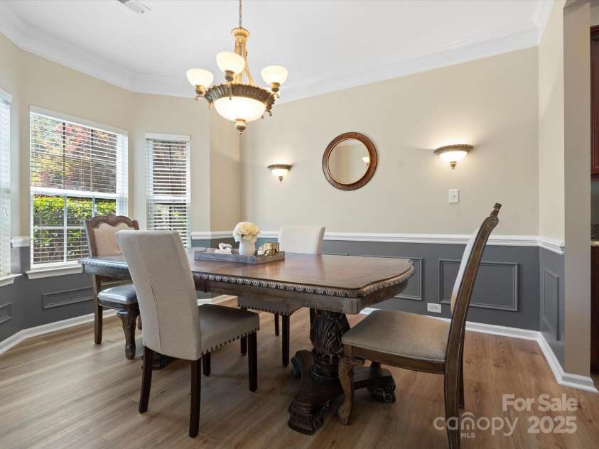 1051 Streamlet Way, Monroe, NC 28110.  MLS# CAR4259540, YatesRealty ID 15694. Dining room.