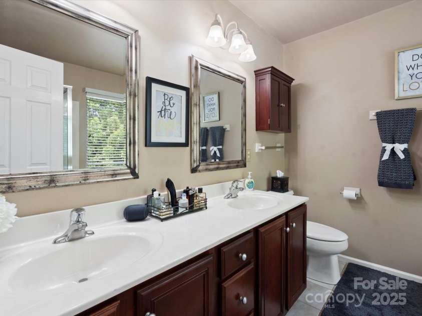 1051 Streamlet Way, Monroe, NC 28110.  MLS# CAR4259540, YatesRealty ID 15694. Primary bathroom.
