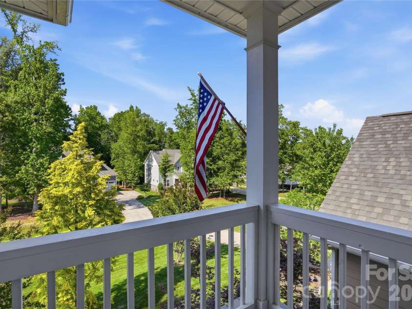 124 Shimmerlake Lane, Belmont, NC 28012.  MLS# CAR4372639, YatesRealty ID 15698. Second Floor Balcony View