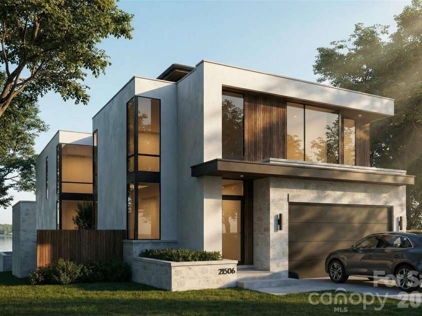 21506 Rio Oro Drive, Cornelius, NC 28031.  MLS# CAR4347482, YatesRealty ID 15702. Custom Built home by Cape Custom Homes- at 21056 Rio Oro Dr, Cornelius-Lake Norman - Rendering