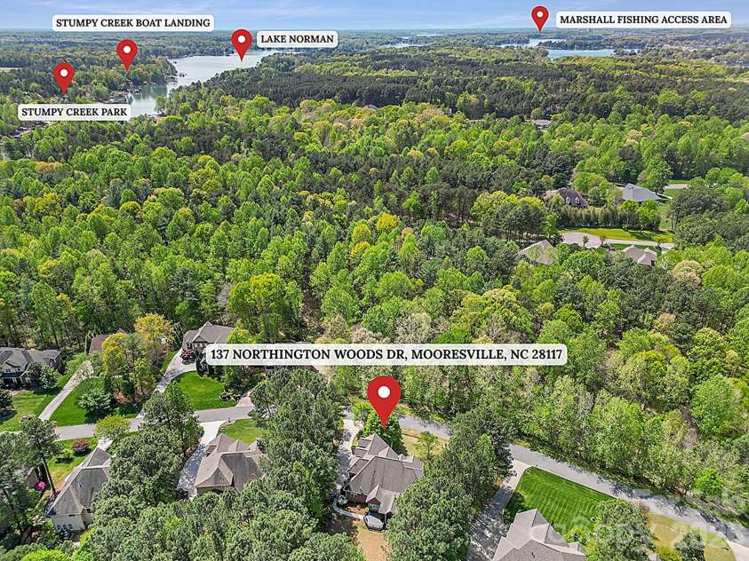 137 Northington Woods Drive, Mooresville, NC 28117.  MLS# CAR4367373, YatesRealty ID 15705. 