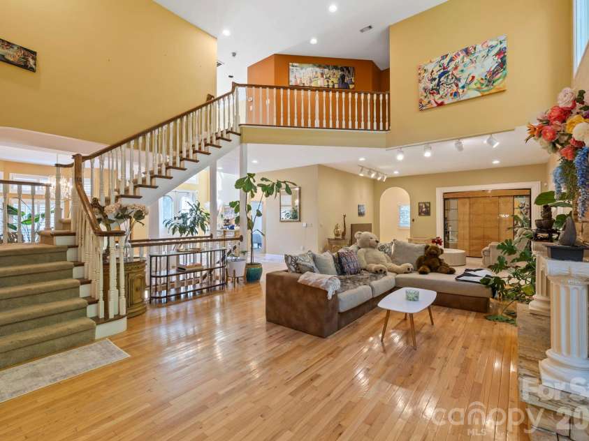 652 Avery Creek Road, Arden, NC 28704.  MLS# CAR4282113, YatesRealty ID 15716. Main level living room