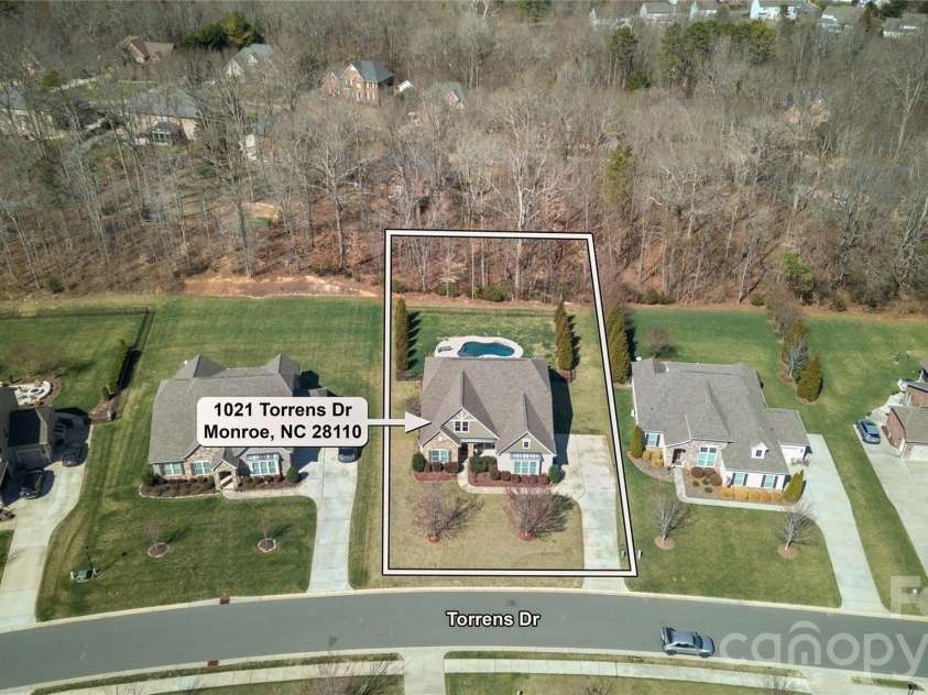 1021 Torrens Drive, Wesley Chapel, NC 28110.  MLS# CAR4350255, YatesRealty ID 15718. 