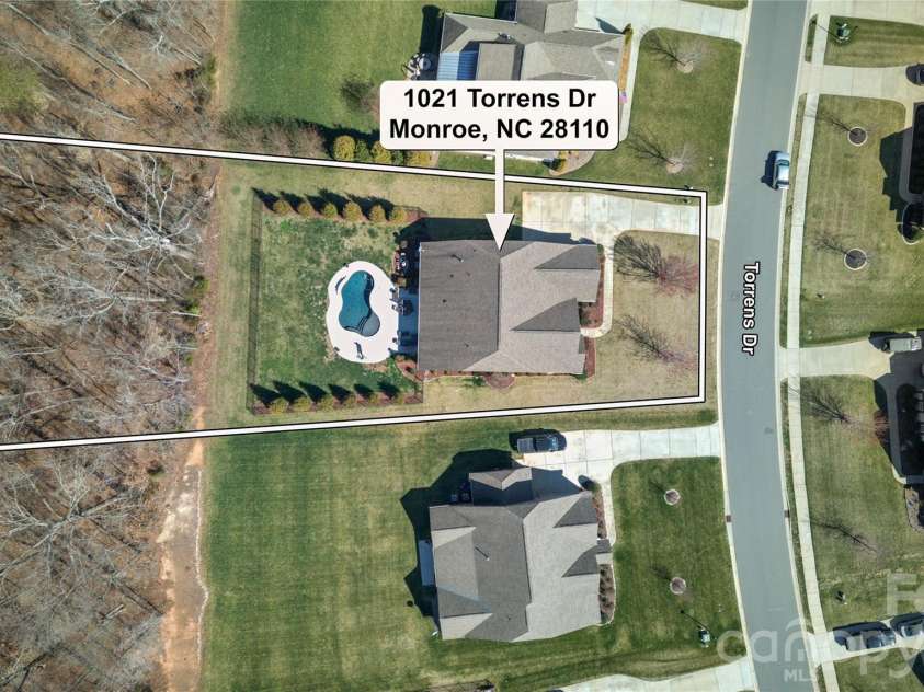 1021 Torrens Drive, Wesley Chapel, NC 28110.  MLS# CAR4350255, YatesRealty ID 15718. 