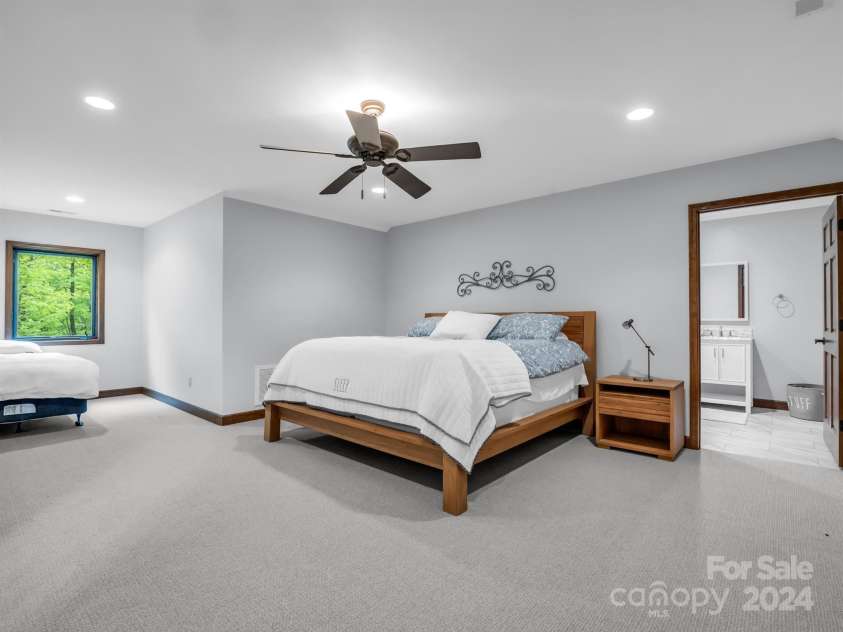 428 Devils Hole Road, Rosman, NC 28772.  MLS# CAR4138356, YatesRealty ID 1572. 2nd primary bedroom