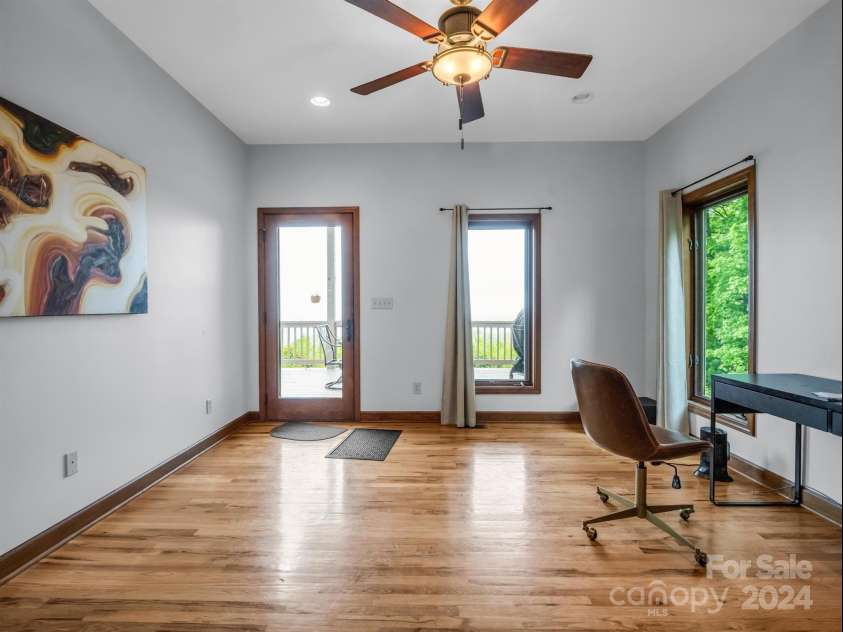 428 Devils Hole Road, Rosman, NC 28772.  MLS# CAR4138356, YatesRealty ID 1572. Office/den