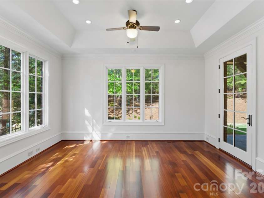 16849 Ashton Oaks Drive, Charlotte, NC 28278.  MLS# CAR4324899, YatesRealty ID 15742. A sophisticated Study tucked neatly into the back of the home
