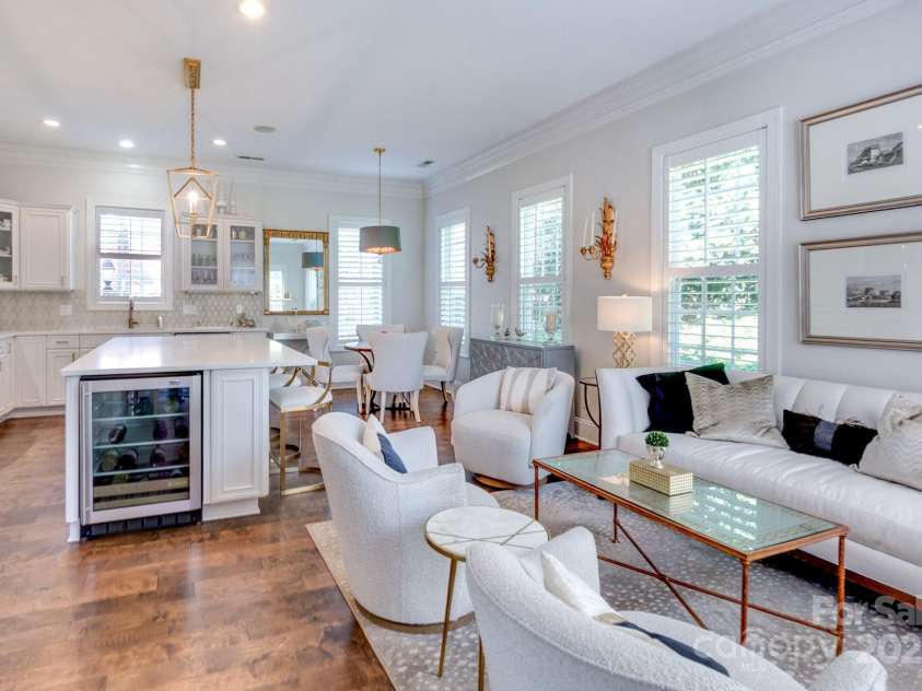 6231 Wakehurst Road, Charlotte, NC 28226.  MLS# CAR4249414, YatesRealty ID 15750. Beverage fridge in oversized island