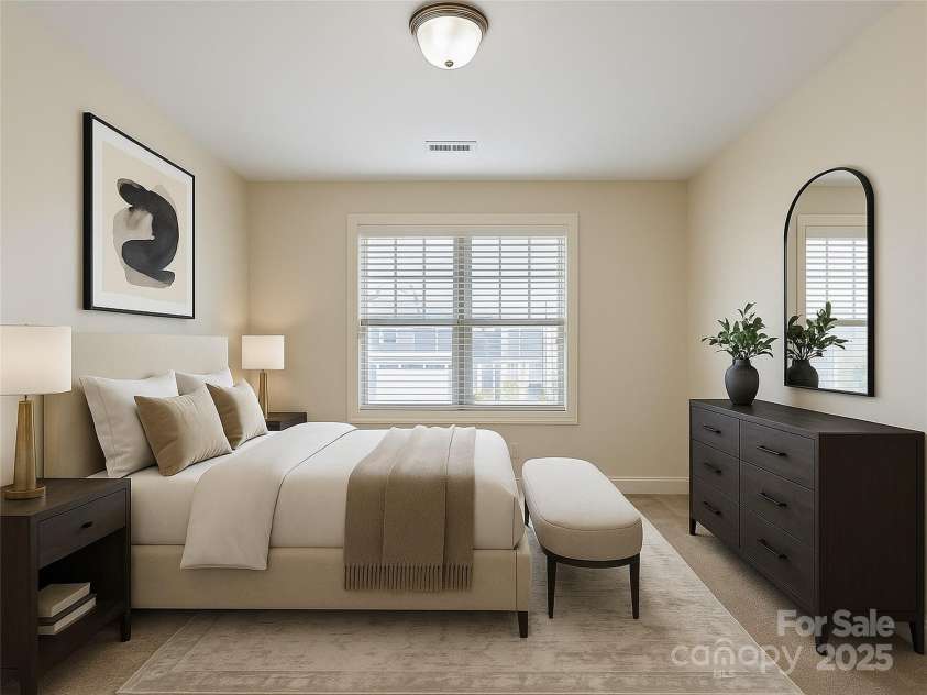 19 Tudor Way, Black Mountain, NC 28711.  MLS# CAR4248012, YatesRealty ID 15755. Upper Bedroom #2 Virtually Staged